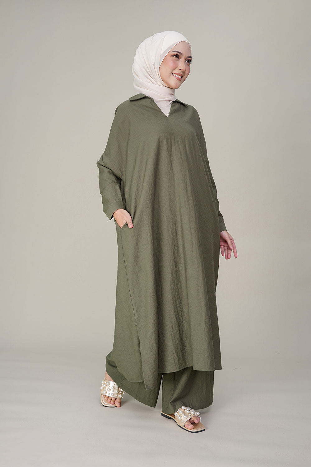 Alodia Long Top Green