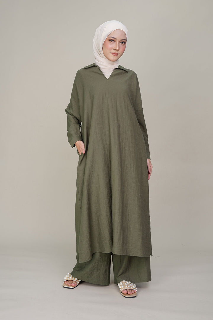 Alodia Long Top Green