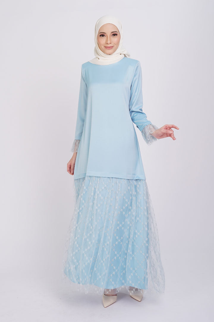 Azalea Dress Dusty Blue