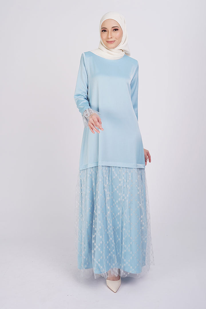 Azalea Dress Dusty Blue
