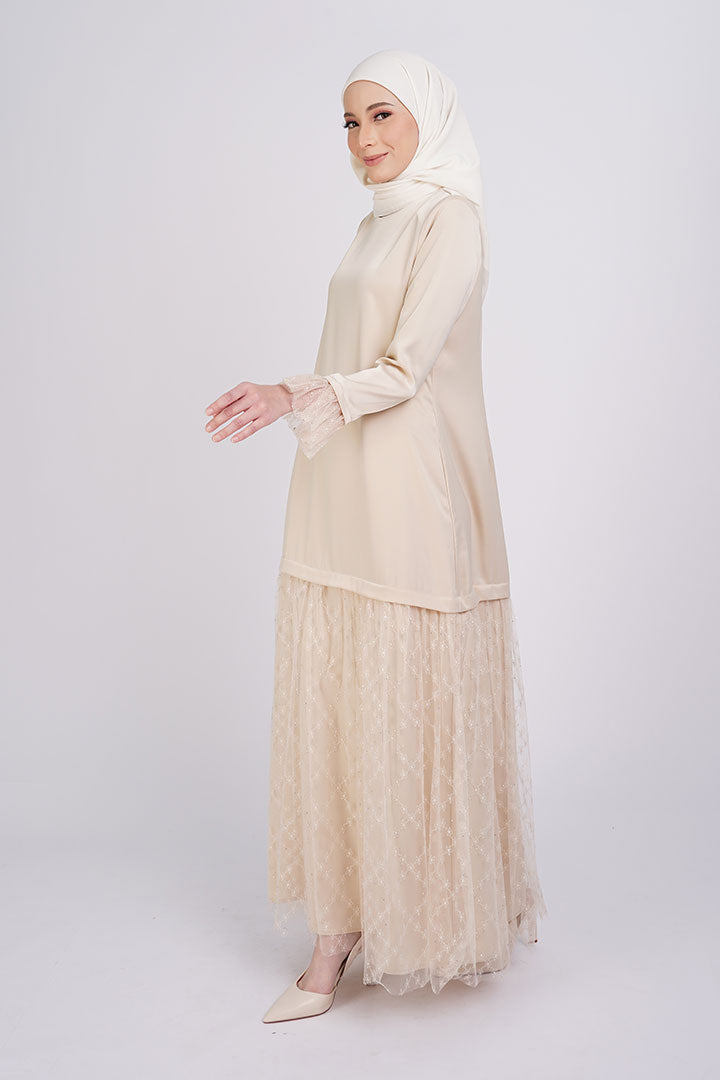 Azalea Dress Beige