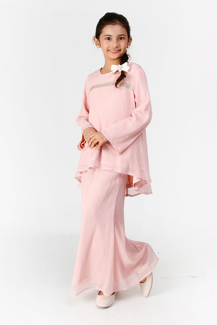 Aurora Kids Kurung Pink