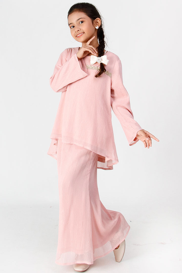 Aurora Kids Kurung Pink