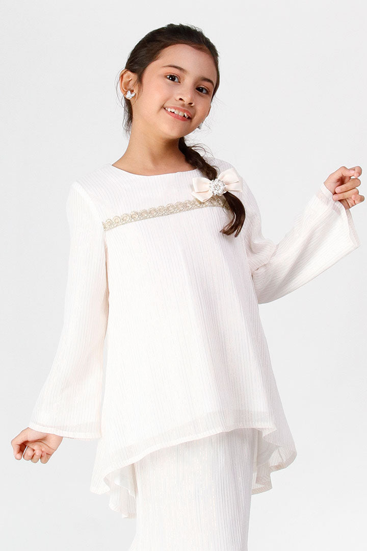 Aurora Kids Kurung White