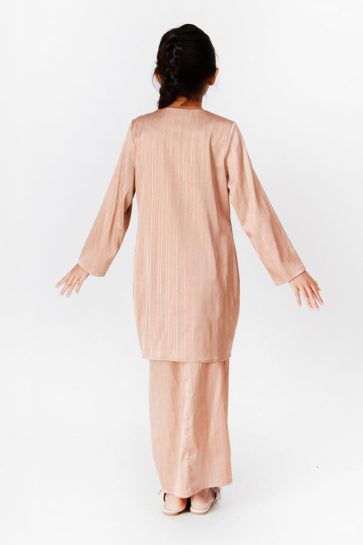 Kasturi Kids Kurung Coffee