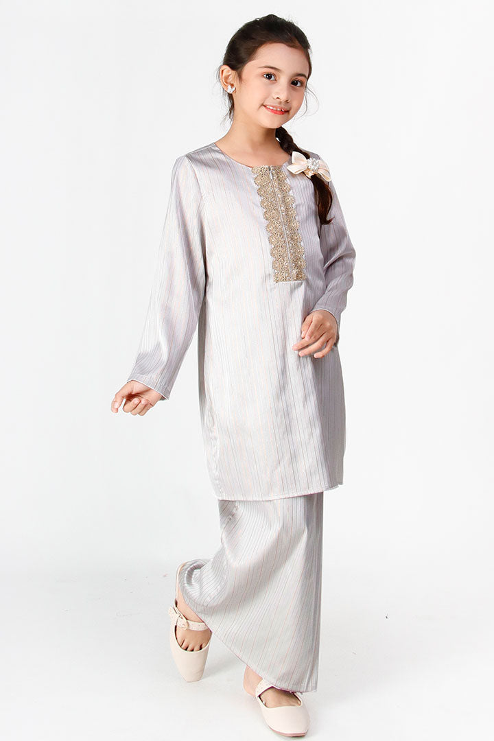 Kasturi Kids Kurung Grey