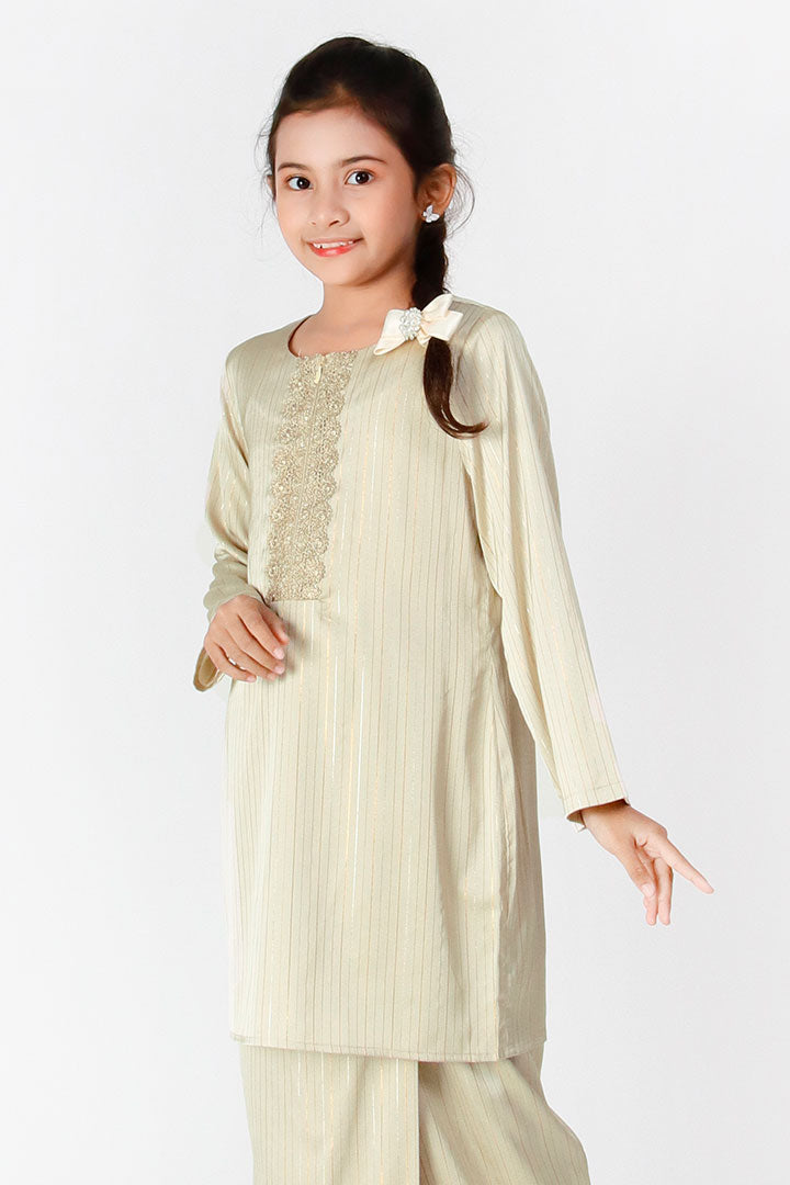 Kasturi Kids Kurung Lemongrass