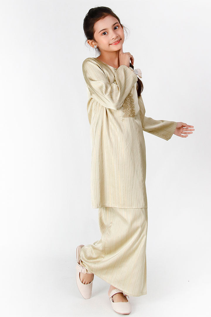 Kasturi Kids Kurung Lemongrass