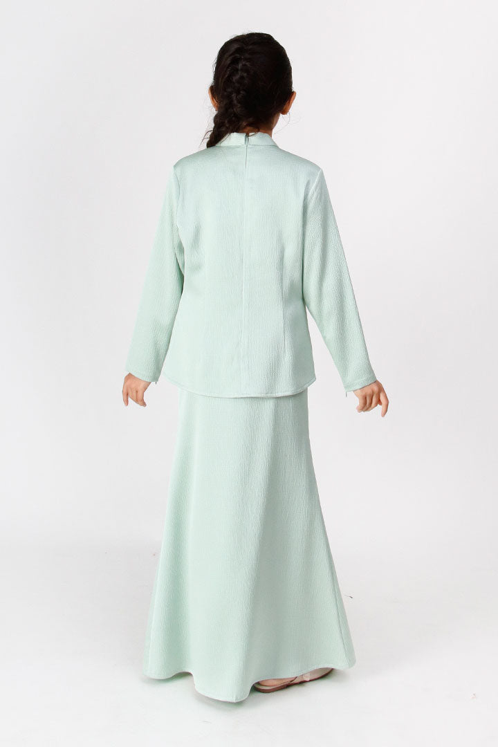 Puspita Kids Kebaya Dusty Green