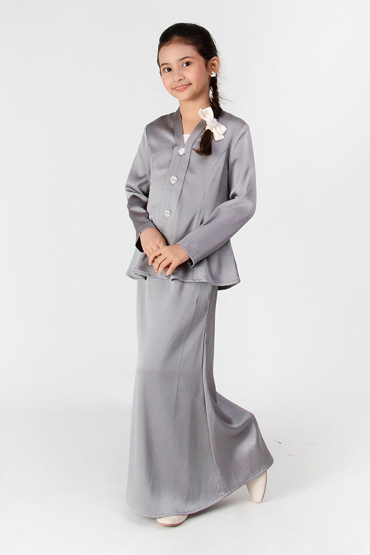 Puspita Kids Kebaya Grey