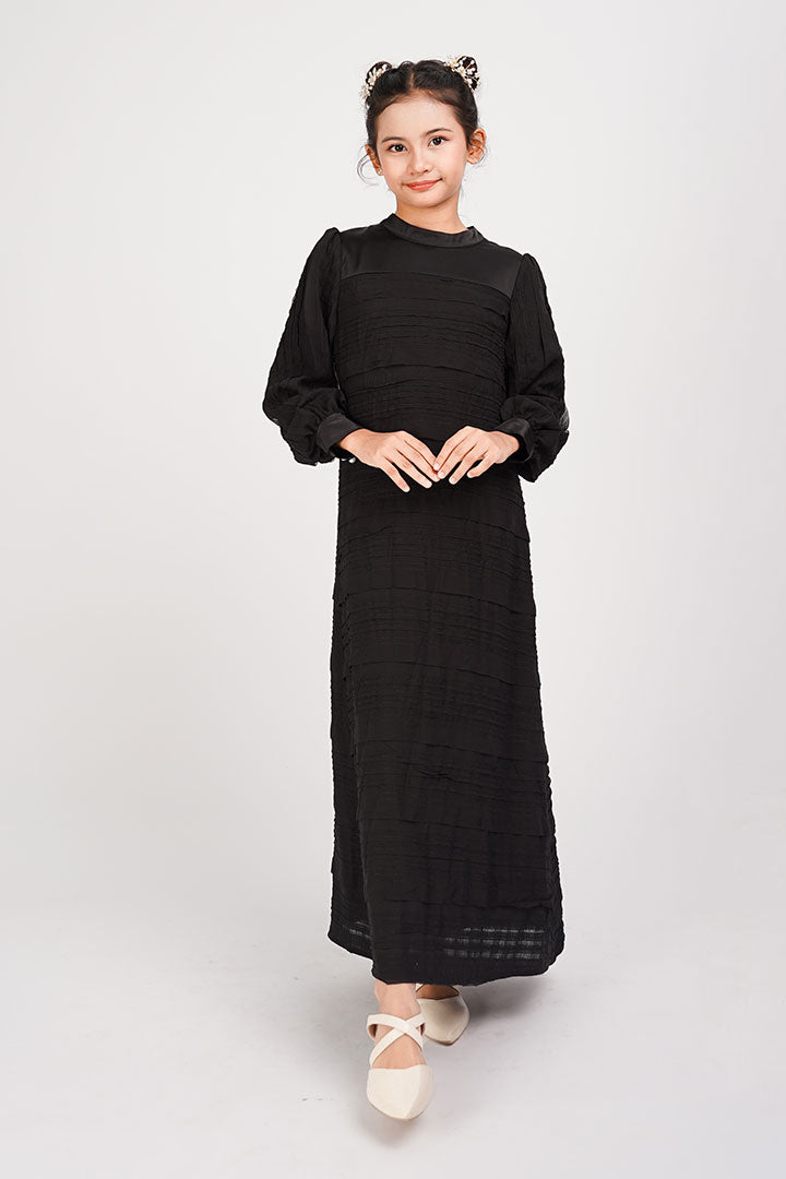 Teratai Kids Dress Black