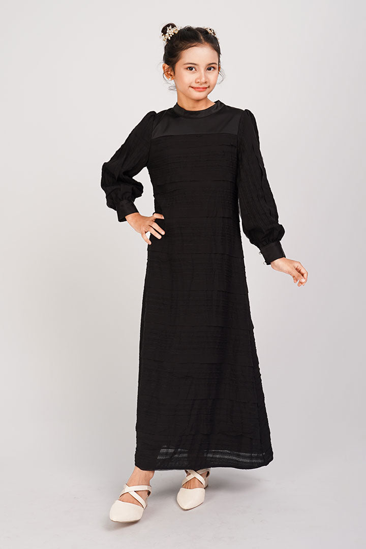 Teratai Kids Dress Black