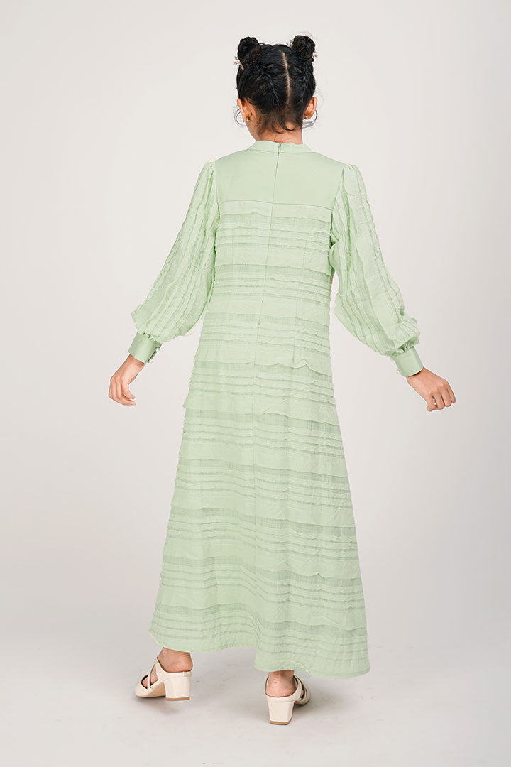 Teratai Kids Dress Green
