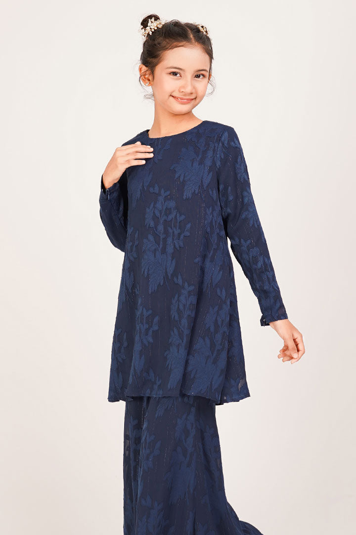 Cempaka Kids Kurung Blue