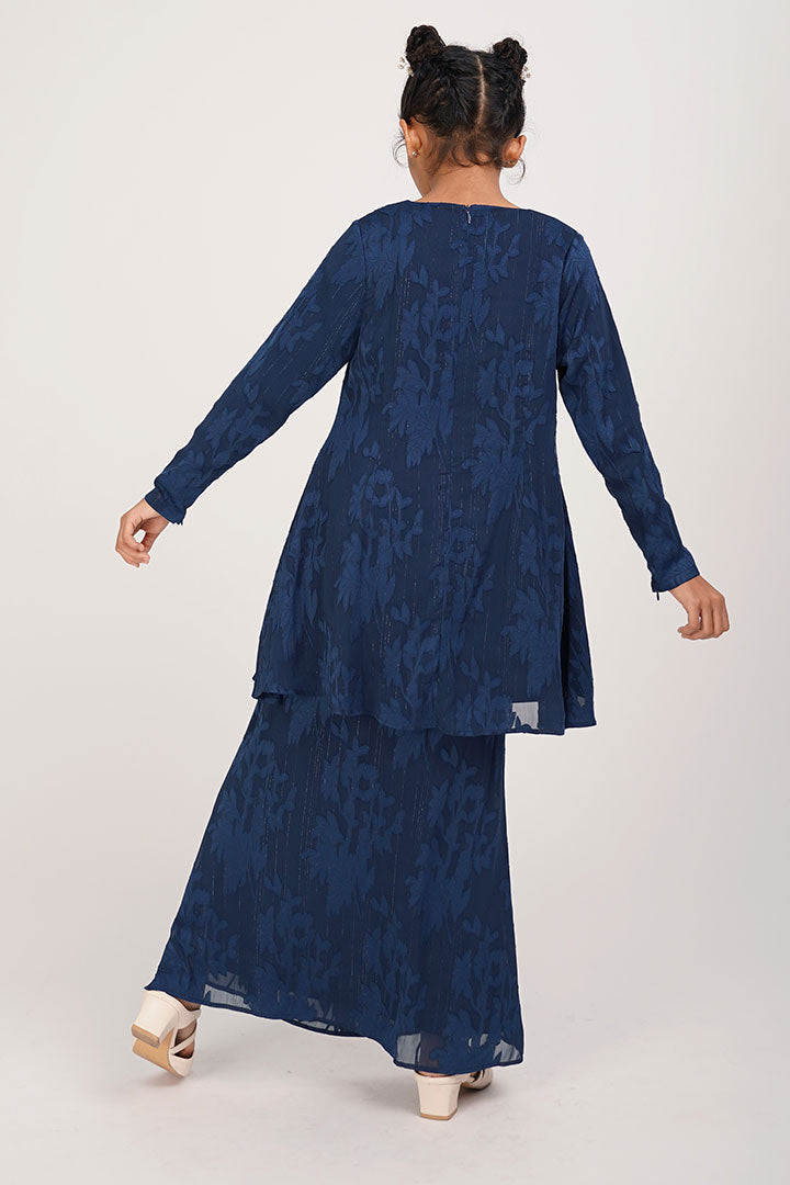 Cempaka Kids Kurung Blue