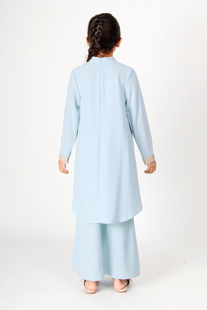 Deepika Kids Kurung Baby Blue