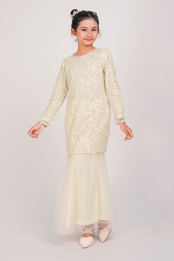 Matahari Kids Kurung Cream