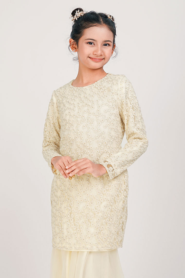 Matahari Kids Kurung Cream