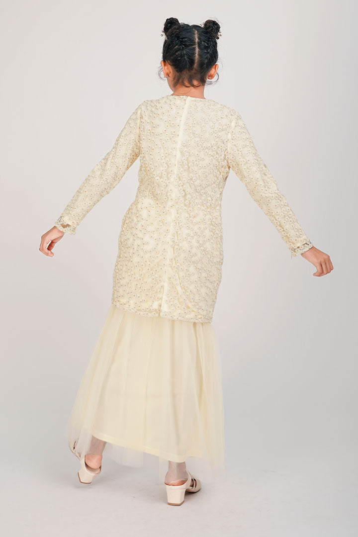 Matahari Kids Kurung Cream