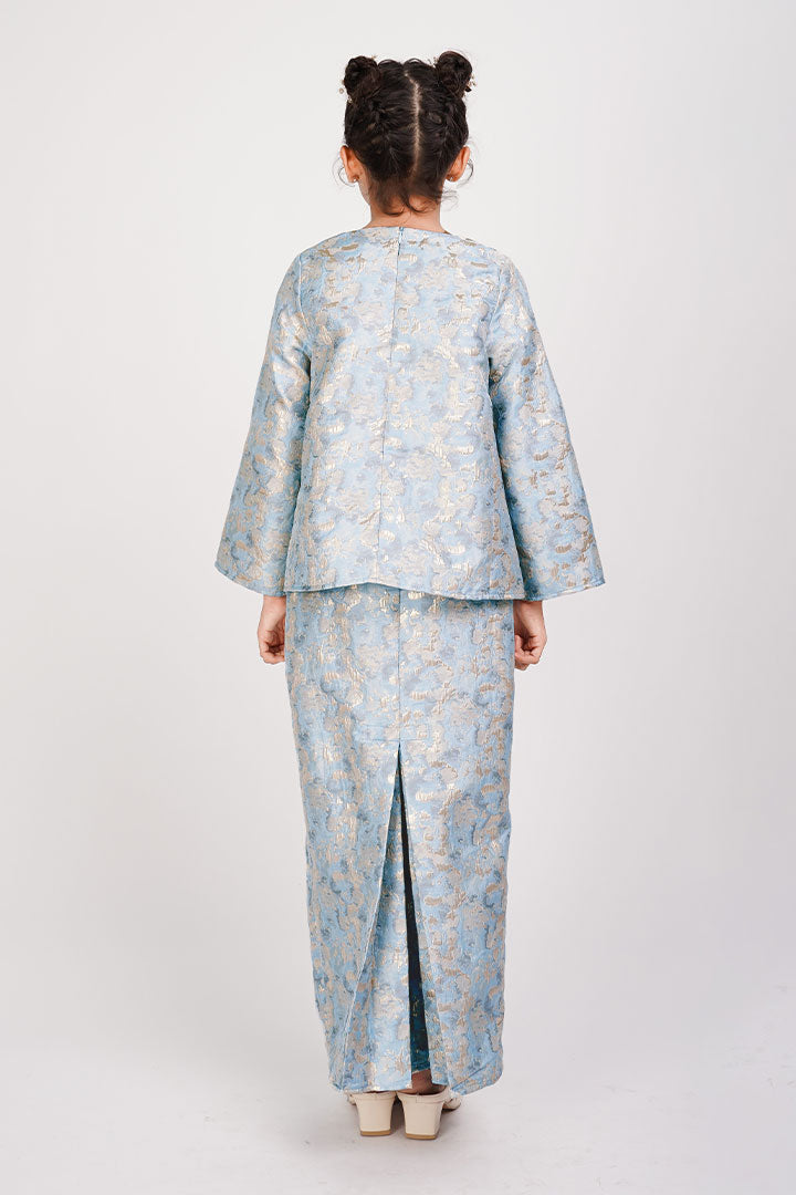 Anggrek Kids Kurung Blue