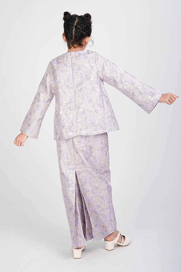 Anggrek Kids Kurung Lilac