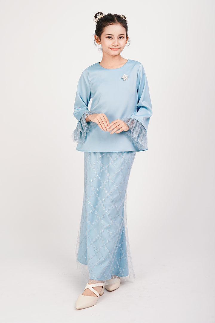 Azalea Kids Kurung Dusty Blue