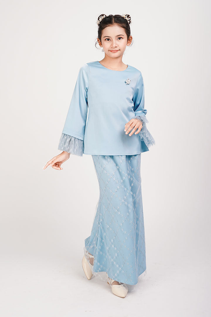 Azalea Kids Kurung Dusty Blue