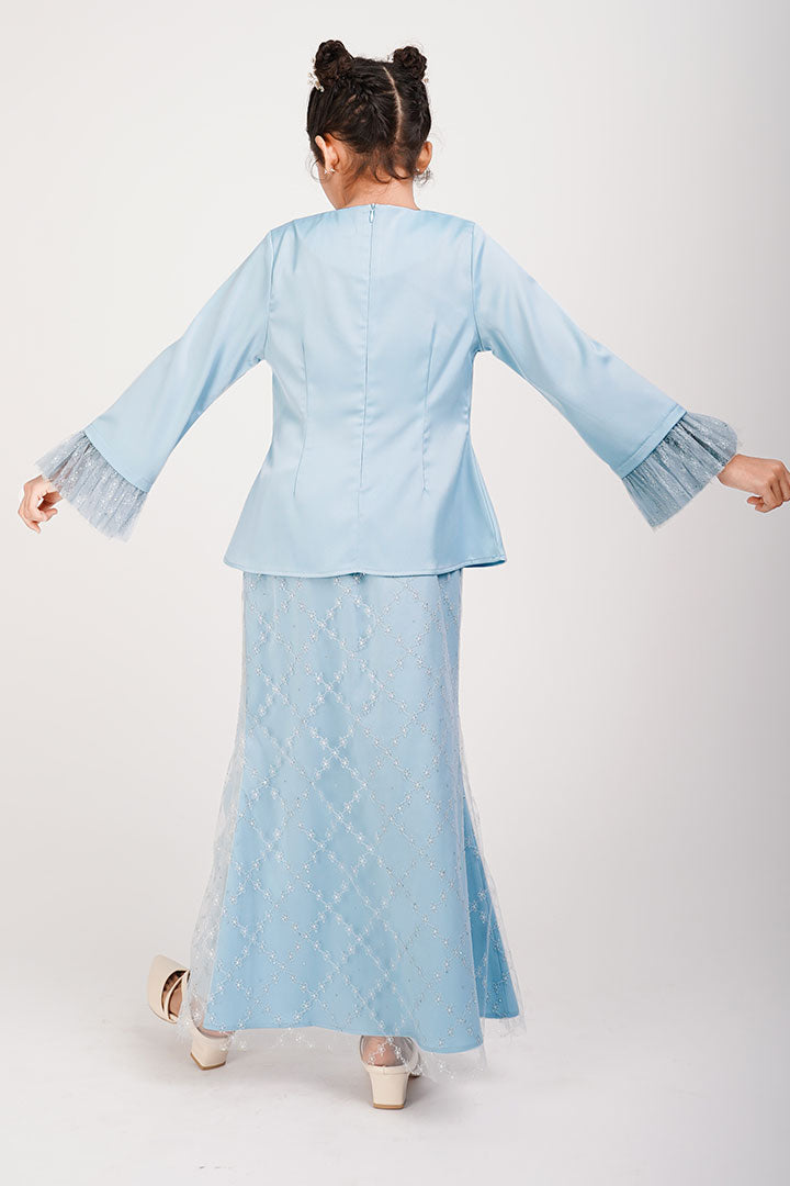 Azalea Kids Kurung Dusty Blue
