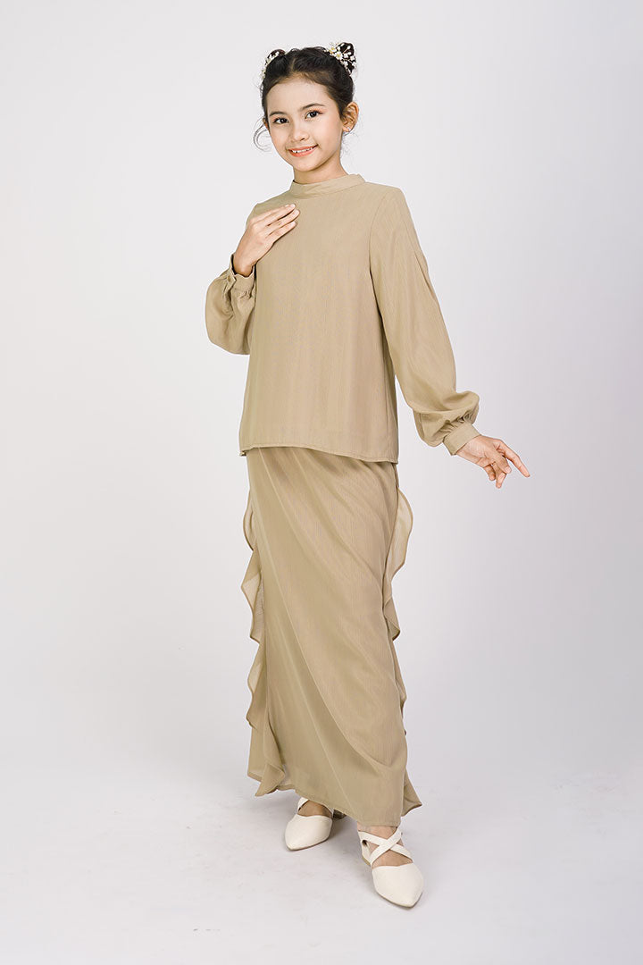 Pelita Kids Kurung Khaki