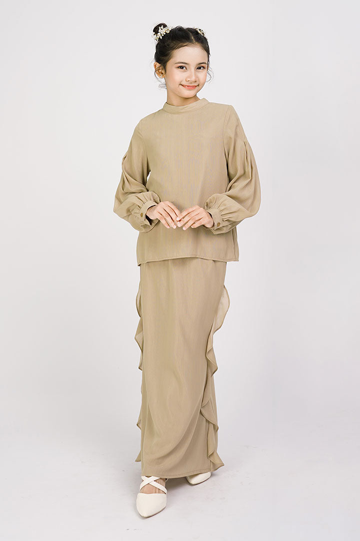Pelita Kids Kurung Khaki