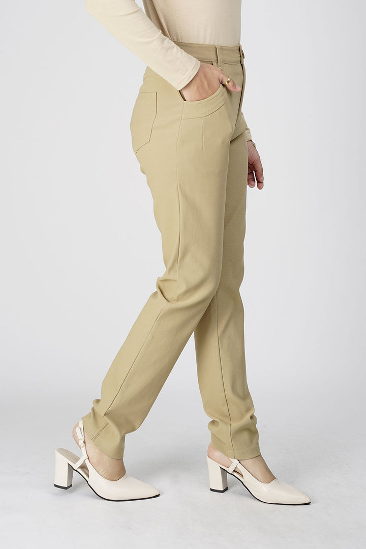 Rana Skinny Pants Khaki