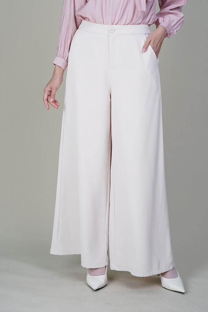 Misty Palazzo Pants Cream