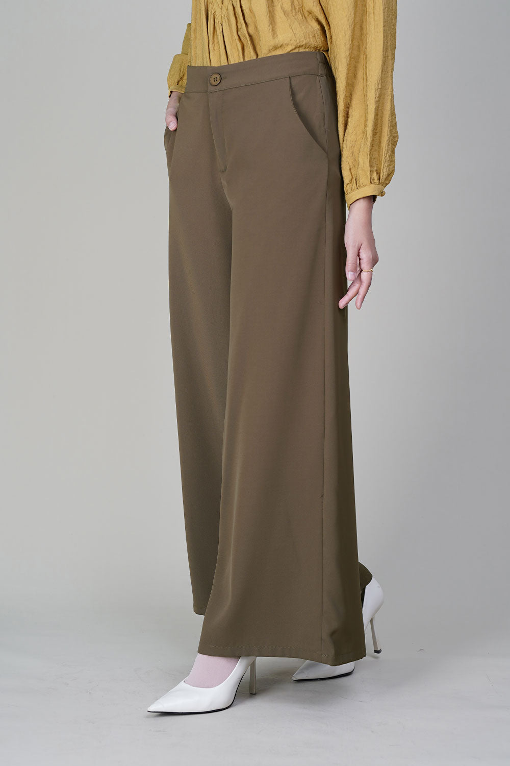 Misty Palazzo Pants Green