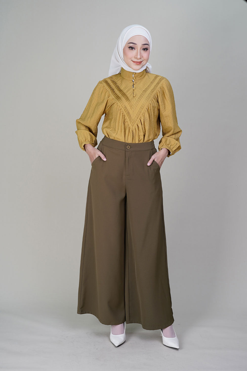 Misty Palazzo Pants Green