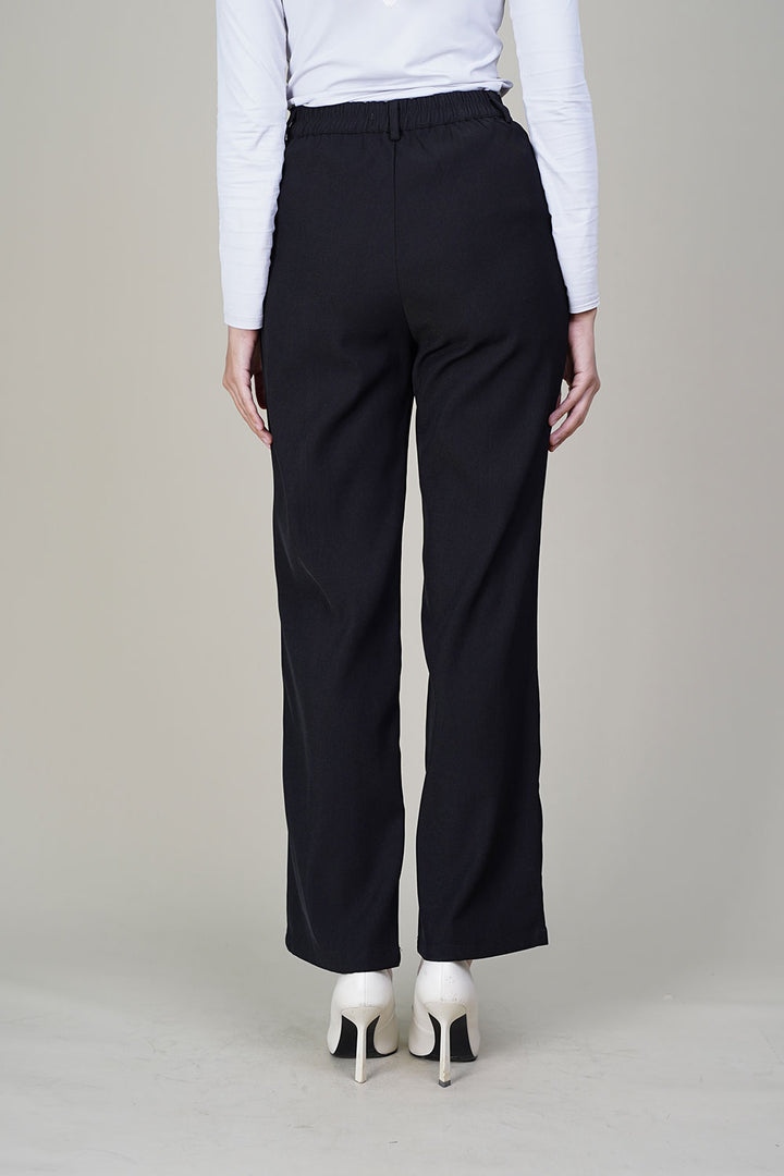 Tracy Straight Pants Black