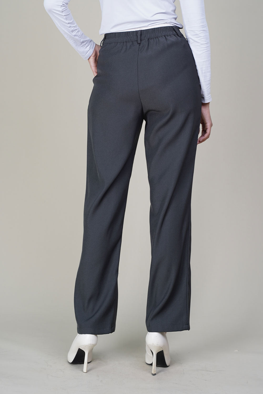 Tracy Straight Pants Grey