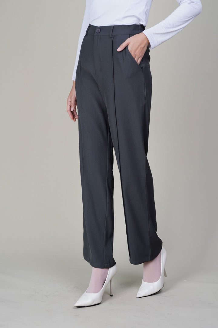 Tracy Straight Pants Grey