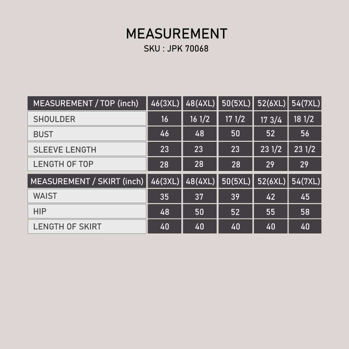 Kalea Plus Size Shimmer Kurung in Grey