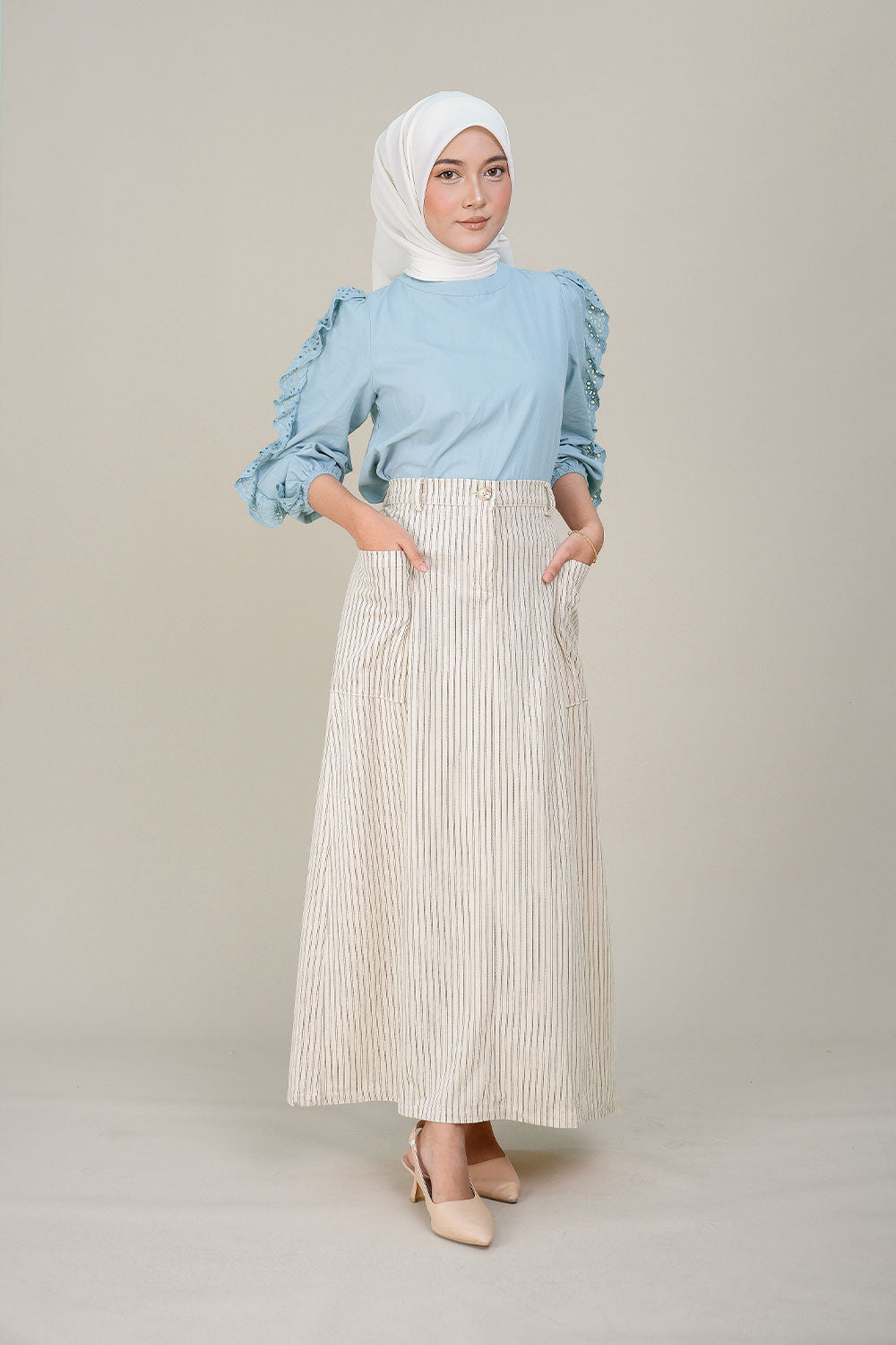 Ezra Skirt Beige