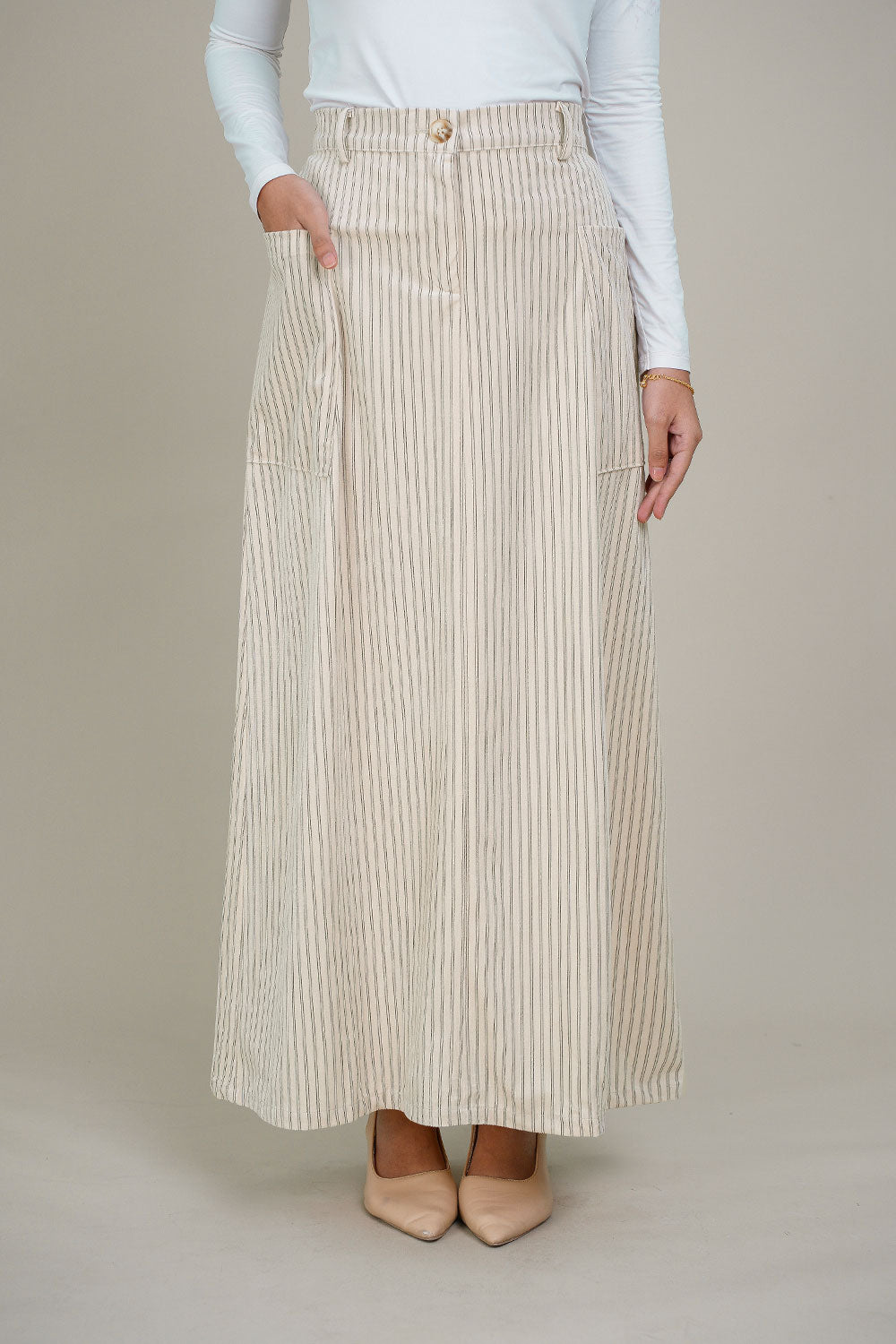 Ezra Skirt Beige