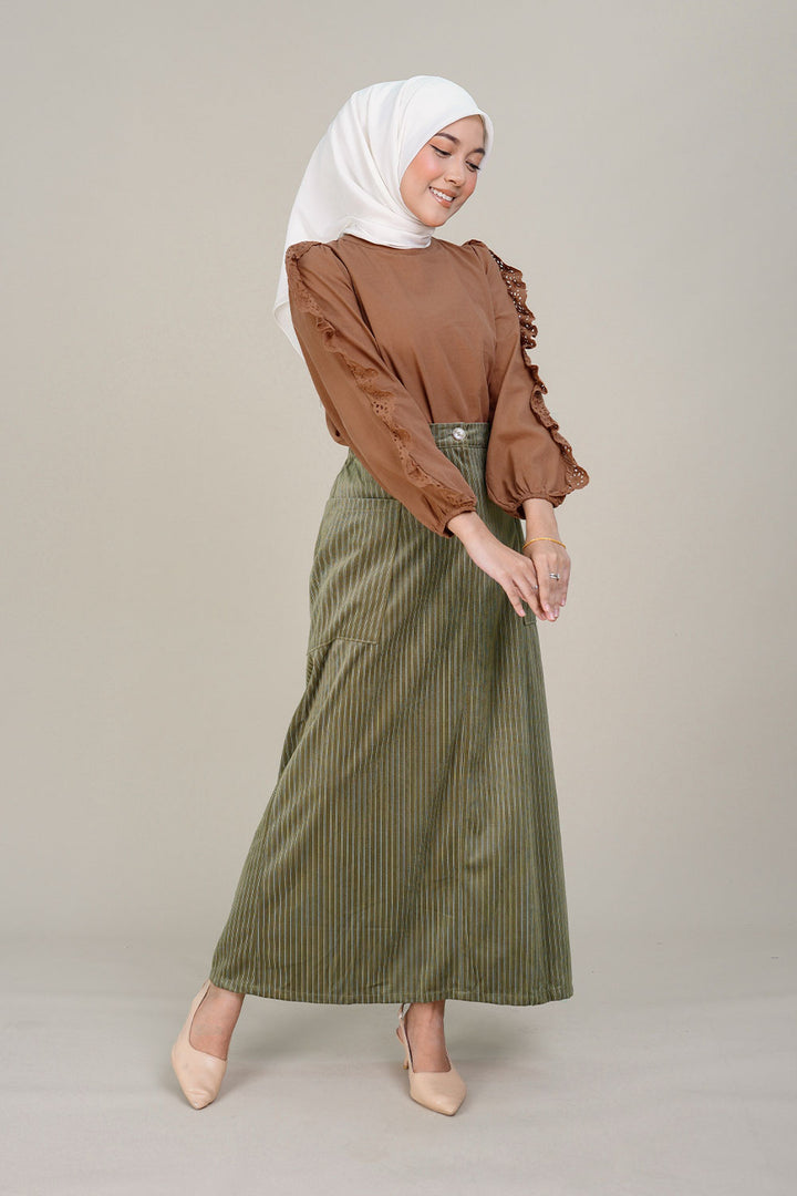 Ezra Skirt Green