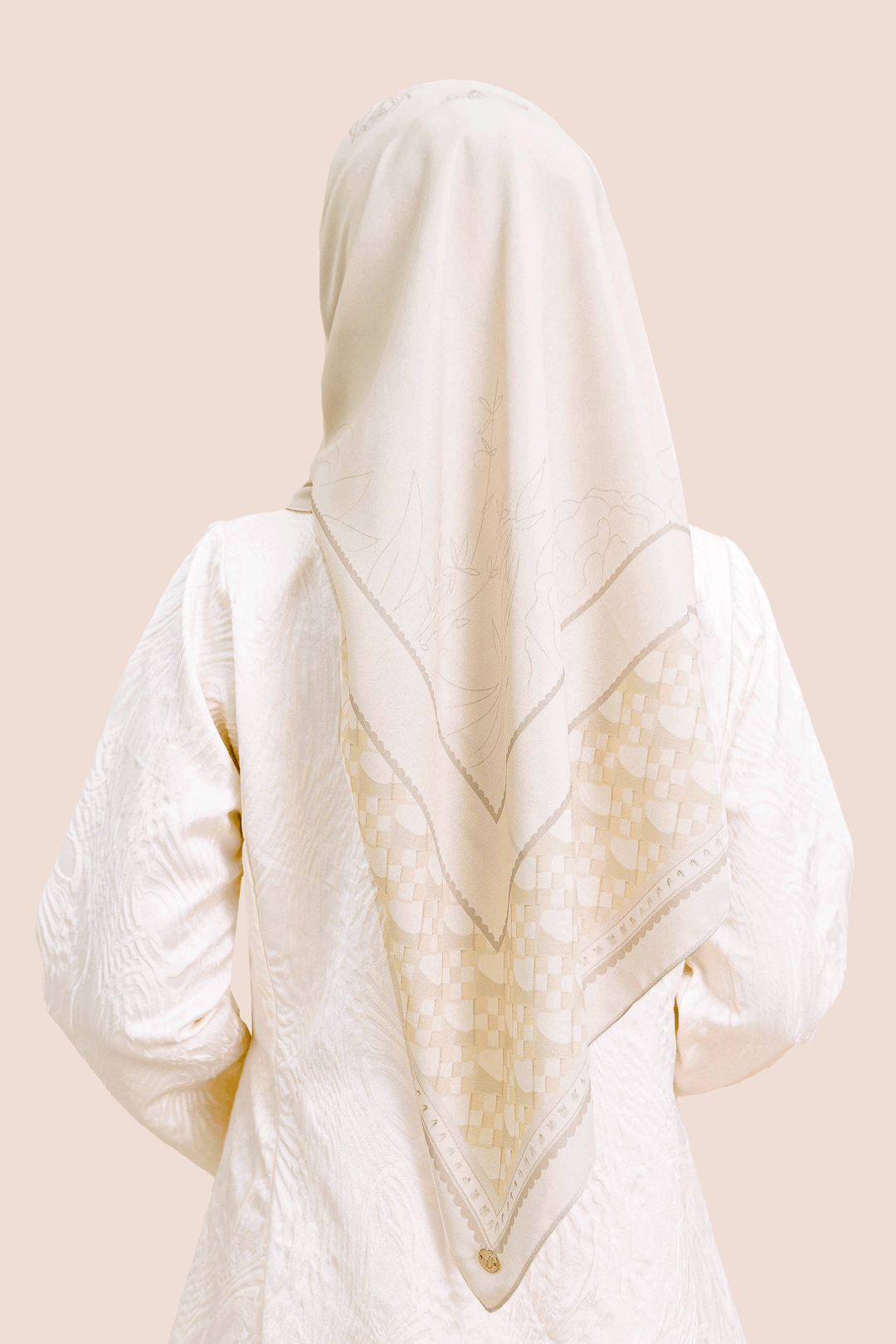 Syifa Chiffon Printed Latte