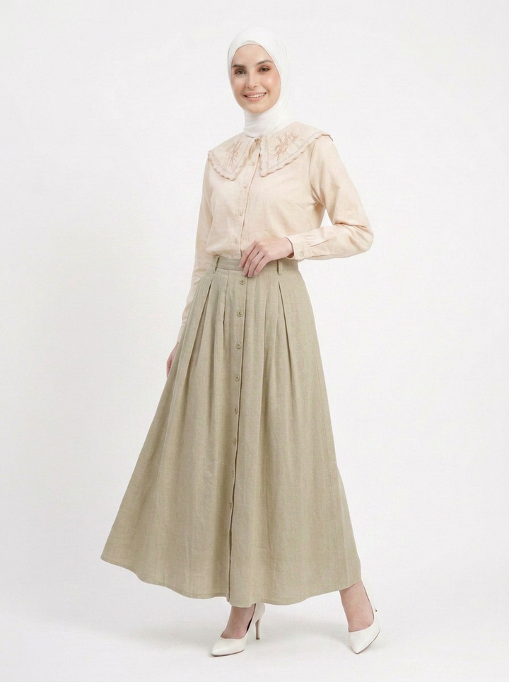 Orla Cotton Twill Skirt