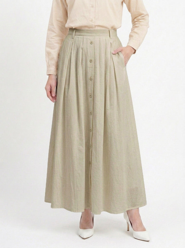 Orla Cotton Twill Skirt