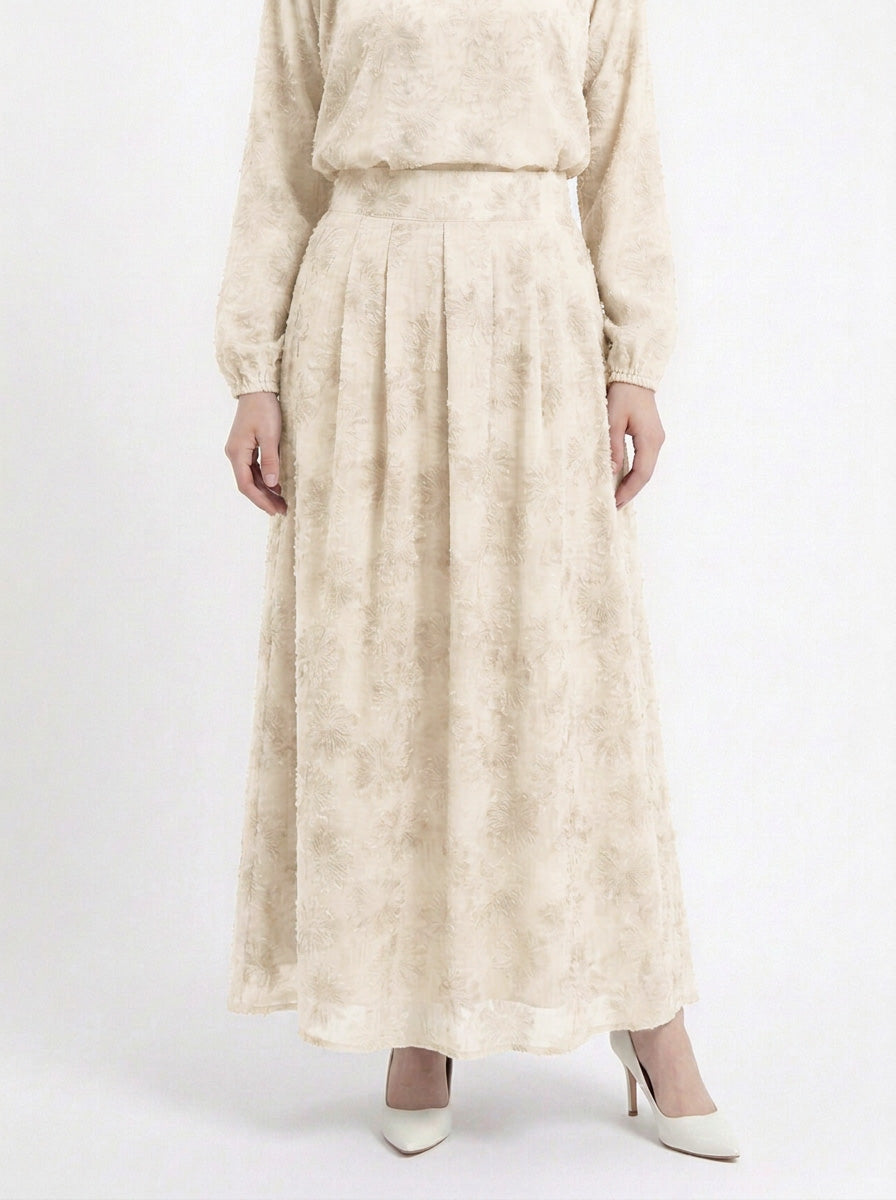 Erin Chiffon Embroidered Skirt