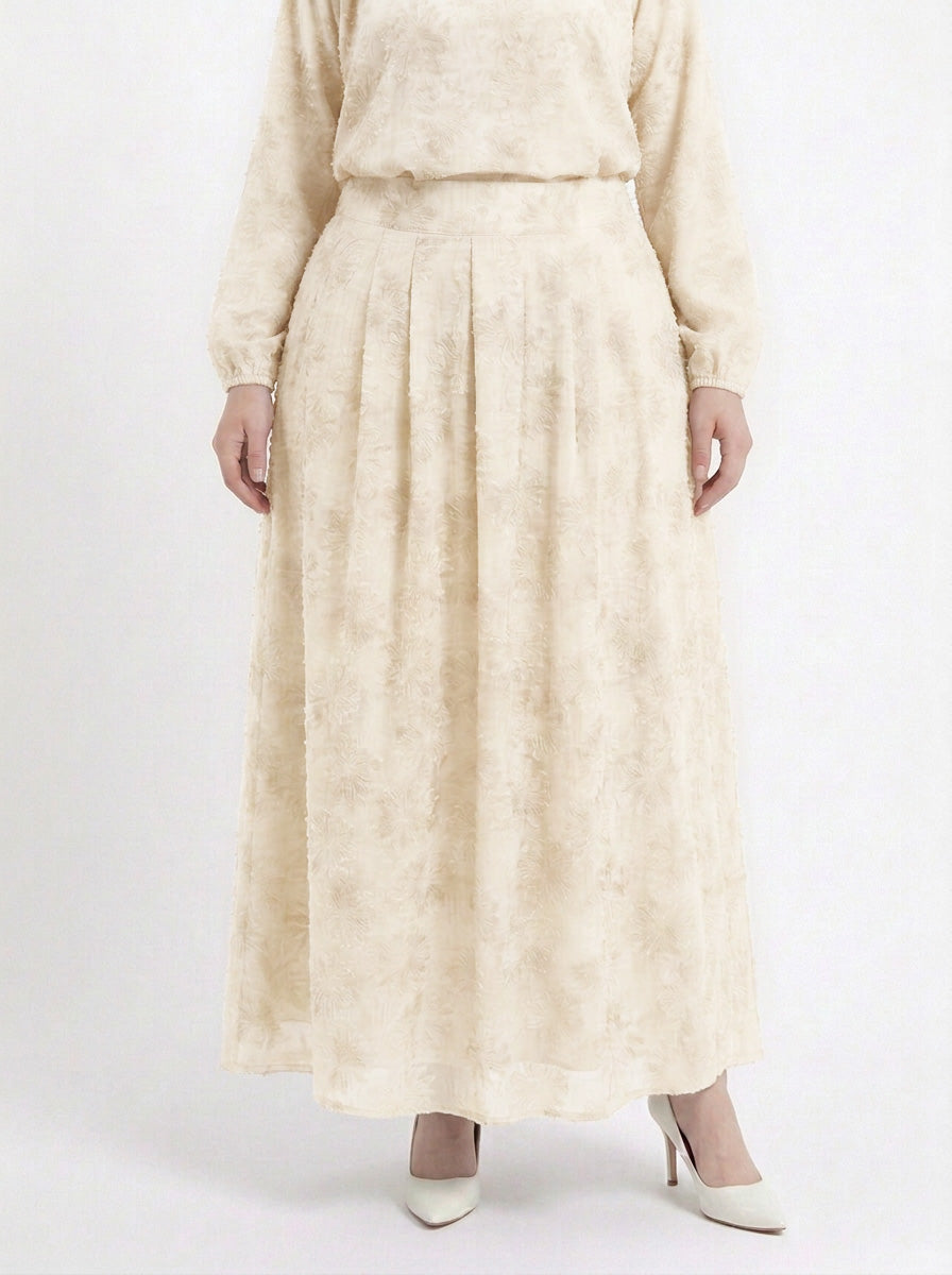 Erin Plus Chiffon Embroidered Skirt