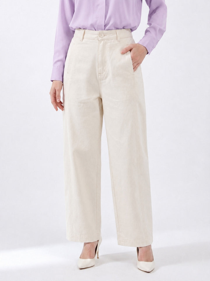 Betty Twill Barrel Pants