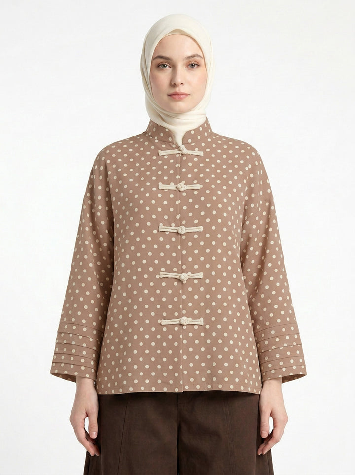 Amelia Polka Dot Blouse