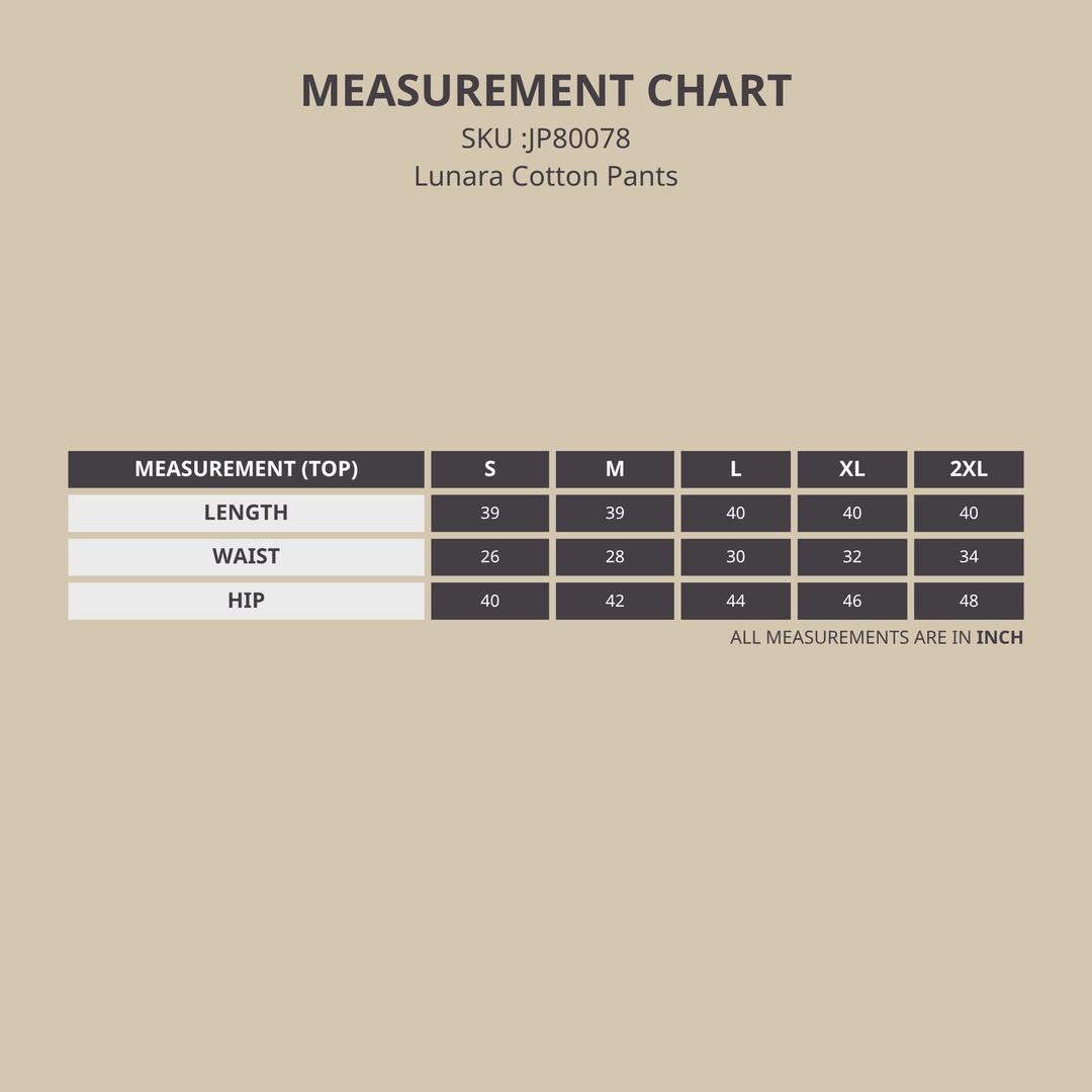 Lunara Cotton Pants Greyish Blue