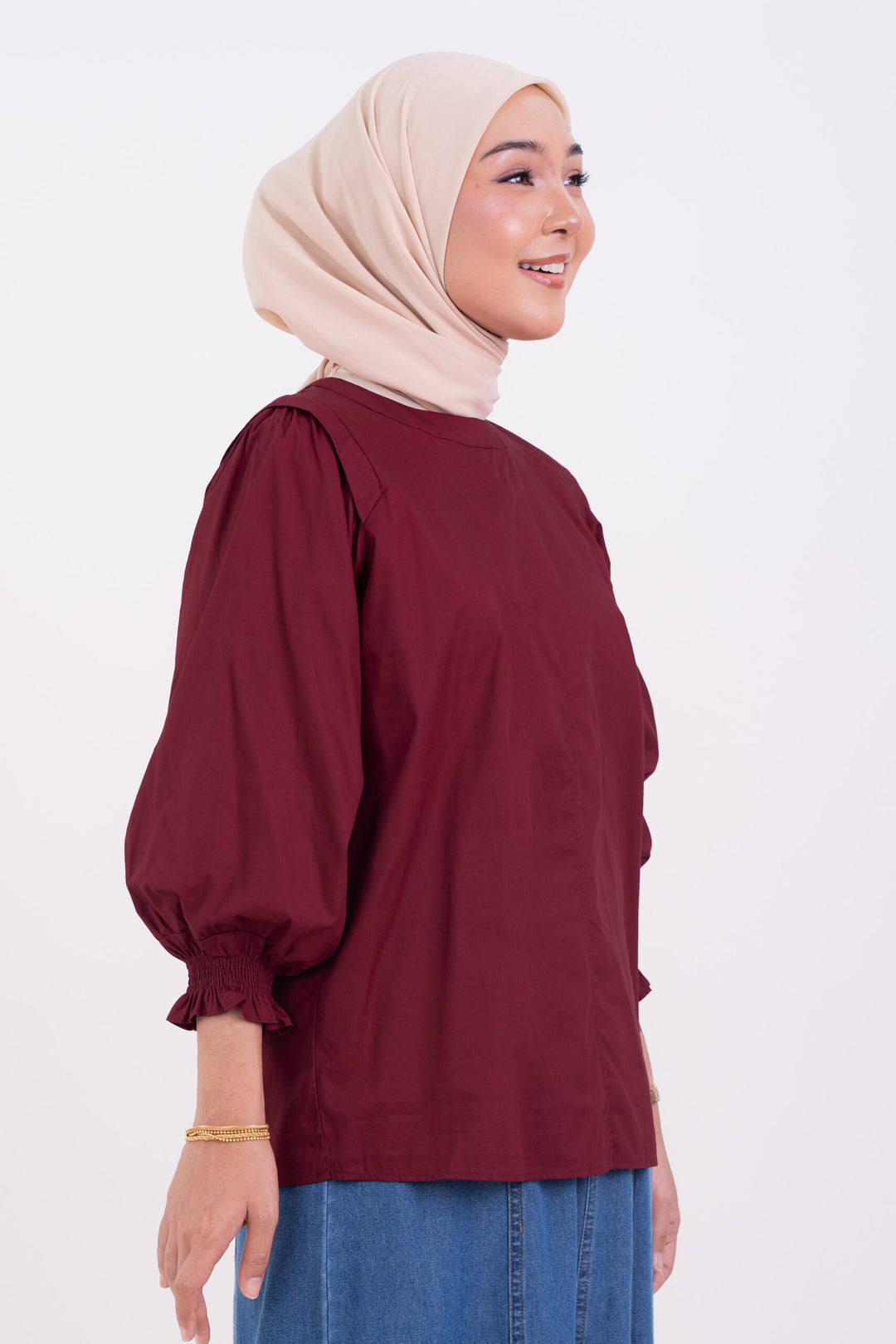 Fenna Blouse Maroon